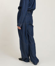 Bine Pant - Mid Blue - Basic Apparel