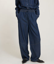 Bine Pant - Mid Blue - Basic Apparel