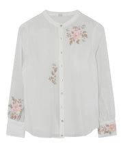 Carmen - Shirt - Blomsterbroderier - Gustav