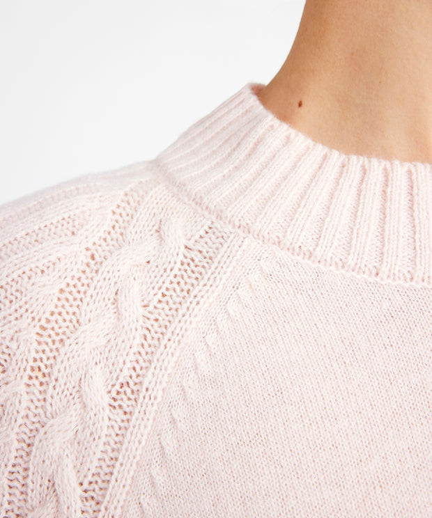 Carol - Knit Cape - Pastel Pink - Gustav