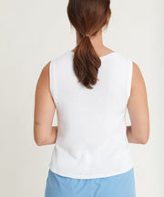 Cia Vest - Bright White - Basic Apparel