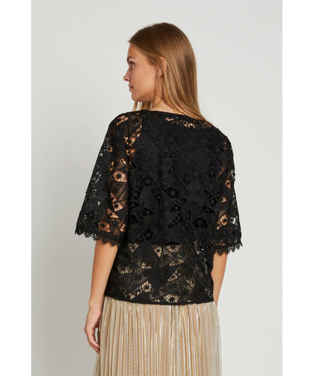 Cosette Blouse RdF - Black - Rue de Femme