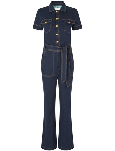 KirleDea - Classic Blue - Jumpsuit with Pockets - Dea Kudibal