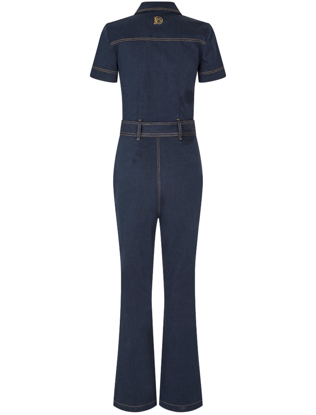 KirleDea - Classic Blue - Jumpsuit with Pockets - Dea Kudibal