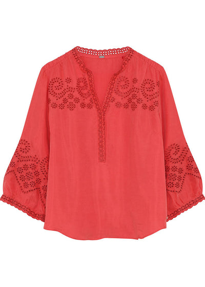 Ebell - Embroidery Blouse - Desert Rose - Gustav