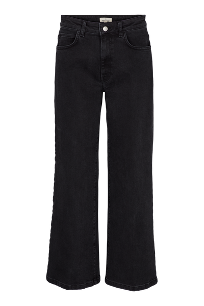 Enya Black Jeans - Black - Basic Apparel