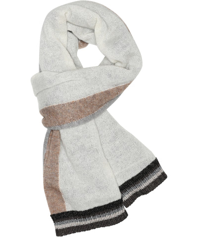 Etine - Striped Lurex Scarf - Elaphant - Gustav