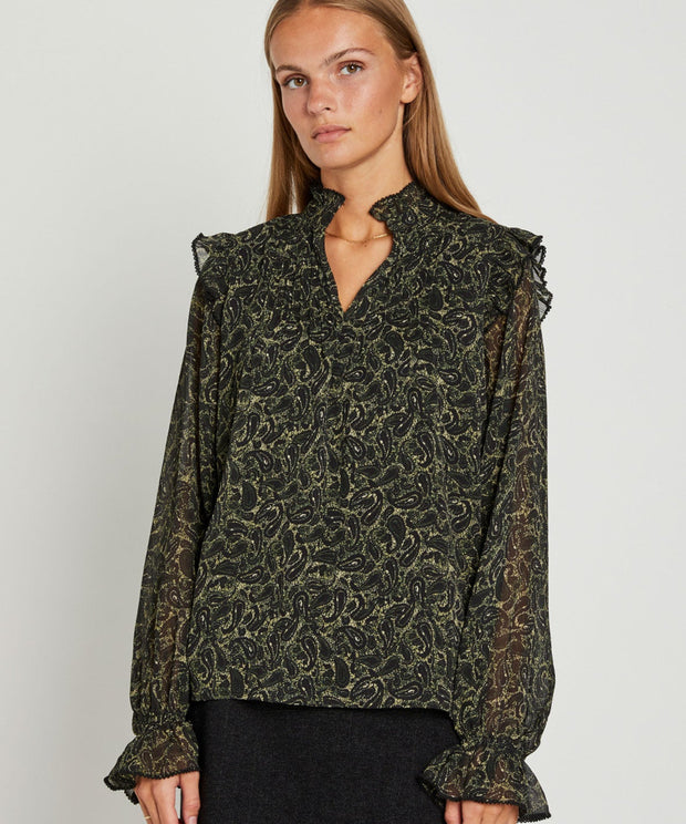 Fiona Blouse RdF - Green - Rue de Femme