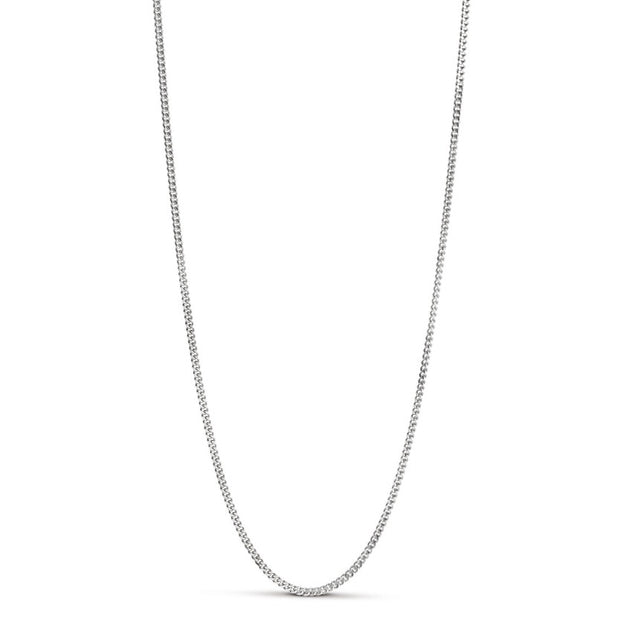 Necklace - Curb Chain - Forgyldt - 45+7cm - Enamel Copenhagen