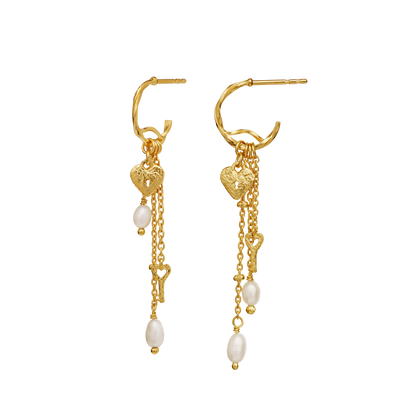 Idris Earrings - Forgyldt - Maanesten