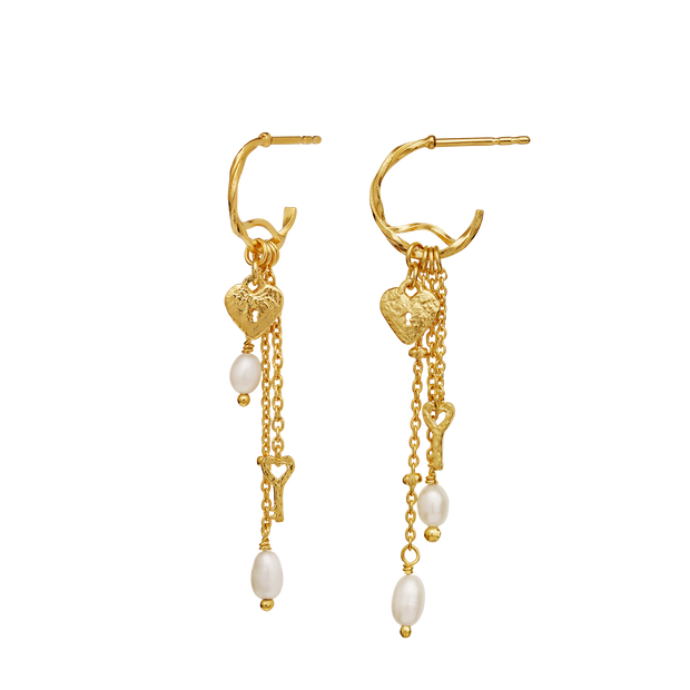 Idris Earrings - Forgyldt - Maanesten