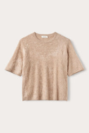 Izzie T-shirt - Camel Melange - O'Tay