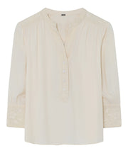 Jennie - Embroidery Blouse - Antique White - Gustav