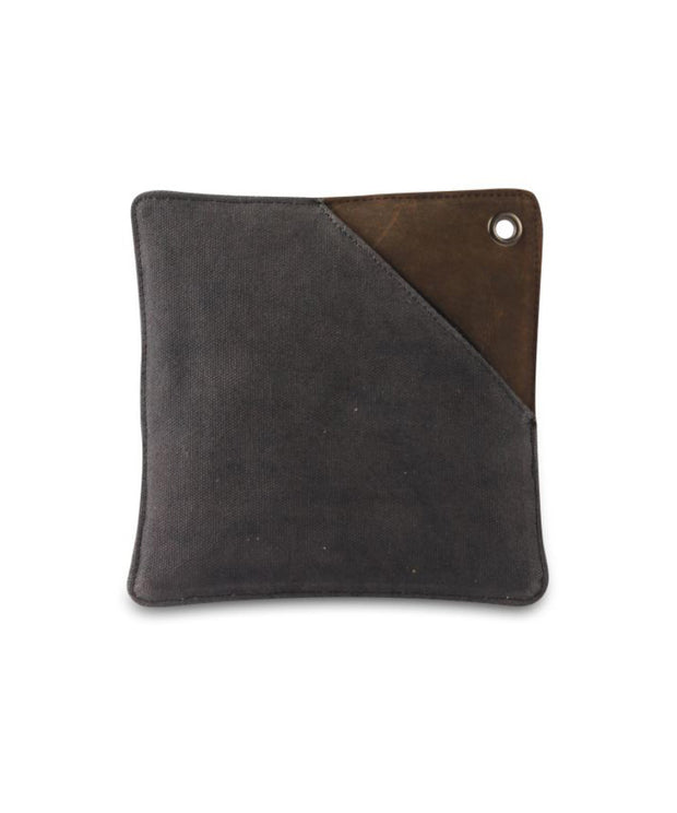 Potholder - Canvas - Dark Grey/Dark Brown - Stuff Design