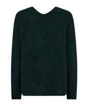 MMThora V-Neck Knit - Dark Pine - Mos Mosh