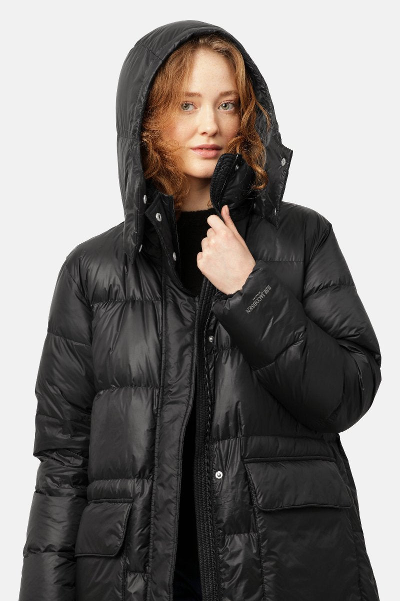 Long Down Coat Black Ilse Jacobsen Kraemmerhuset