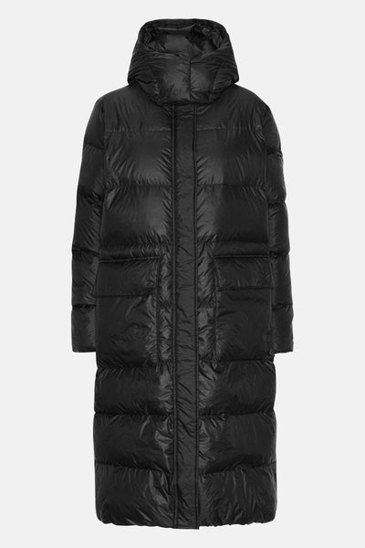 Long Down Coat - Black - Ilse Jacobsen