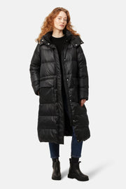 Long Down Coat - Black - Ilse Jacobsen