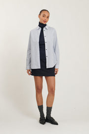 Lula Shirt - Bright White/Asleigh Blue/Sky Captain - Basic Apparel