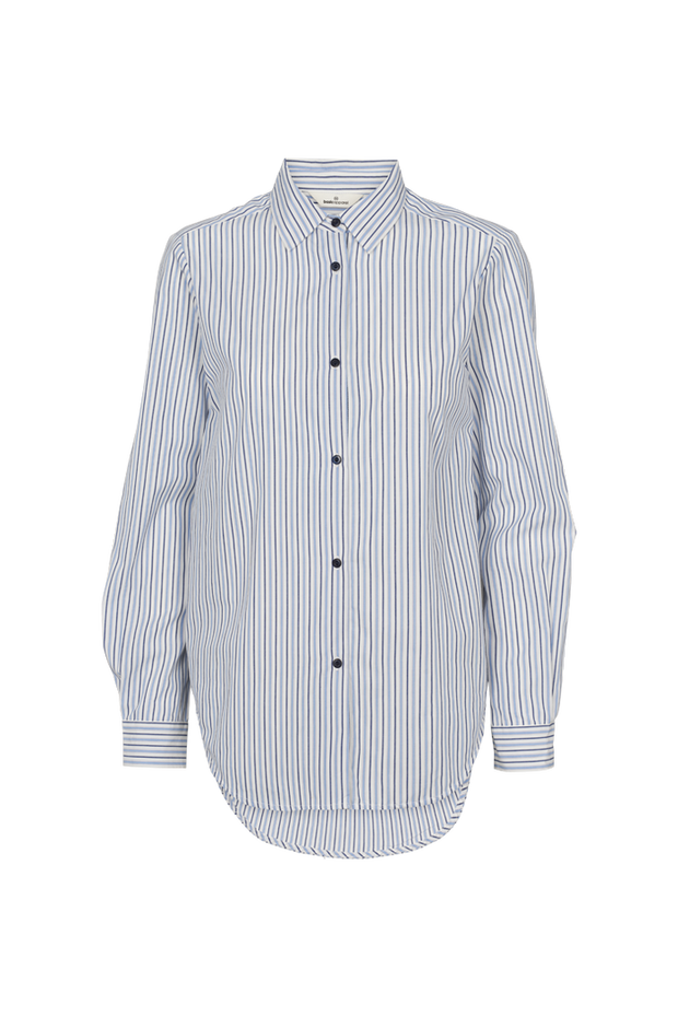 Lula Shirt - Bright White/Asleigh Blue/Sky Captain - Basic Apparel