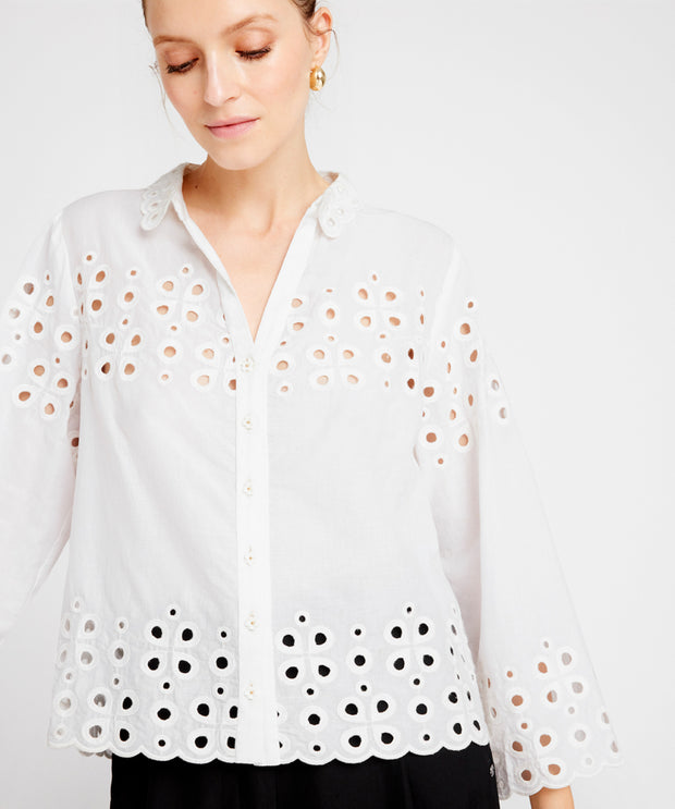 Lydia Shirt - White - Gustav