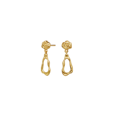 Lydia Earrings - Forgyldt - Maanesten