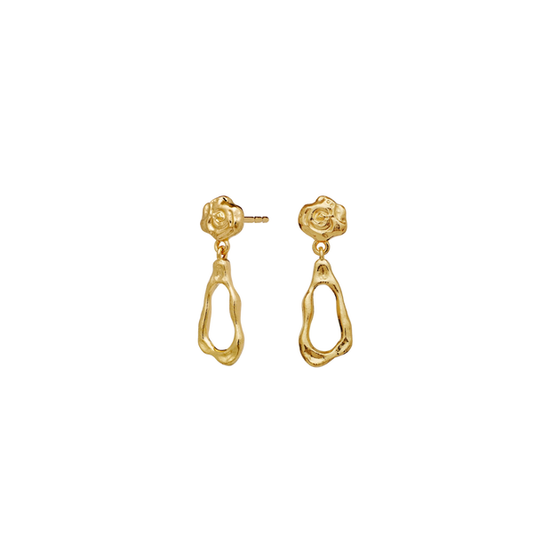 Lydia Earrings - Forgyldt - Maanesten