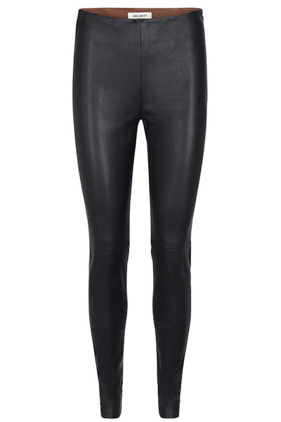 Lucille Stretch Leather Legging - Skindlegging - Mos Mosh