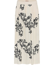 Mabell - Long Embroidery Skirt - Sand - Gustav