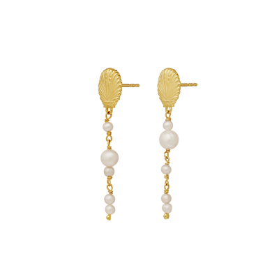 Marylyn Earrings - Forgyldt - Maanesten