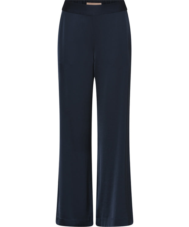 Miya - Wide Leg Pants - Blue Nights - Gustav