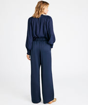 Miya - Wide Leg Pants - Blue Nights - Gustav