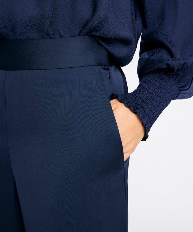 Miya - Wide Leg Pants - Blue Nights - Gustav