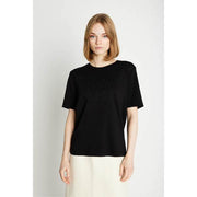 Alvina T-Shirt - Black - Rue de Femme