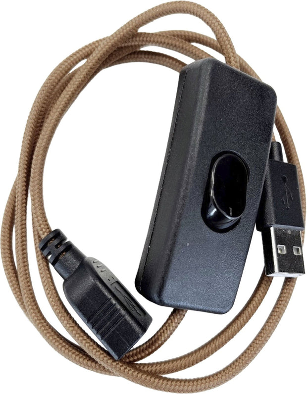 Mini Wattson - USB Ext. Cord w. On/Off Switch - Piffany