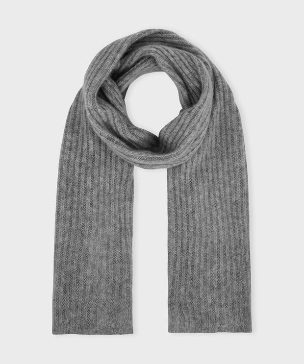Sara Scarf - Mid Grey - 100% Cashmere - Care by Me