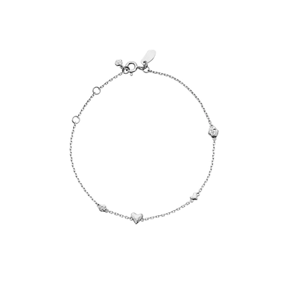 Scarlett Bracelet - Forsølvet - Maanesten