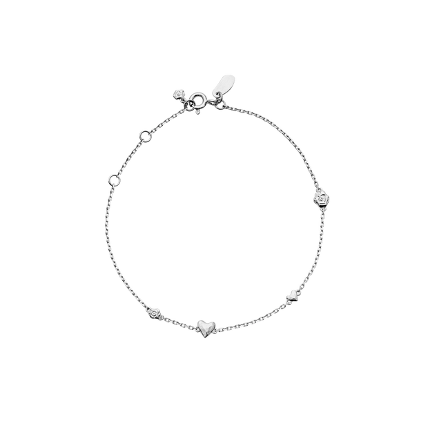 Scarlett Bracelet - Forsølvet - Maanesten