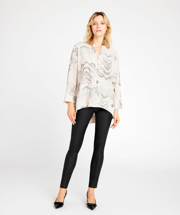 Silja Embroidery Shirt - Ivory - Gustav