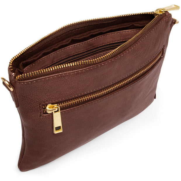 Golden Deluxe Small Bag/Clutch - Pung/Clutch/Taske - Brandy - Skind - 20x12x5cm - Depeche