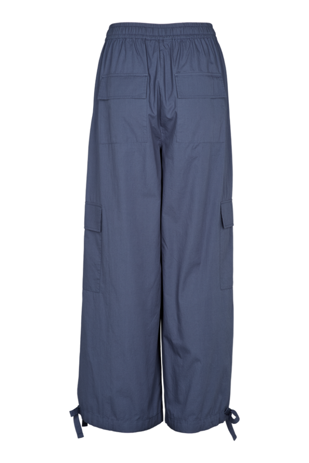 Tilde Loose Cargo Pants - Vintage Indigo - Basic Apparel