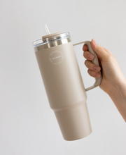 Thermo Cup with Straw - Cream Beige - Aya&Ida