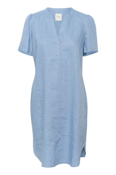 AminasePW DR - Linen Dress - Faded Denim - Part Two