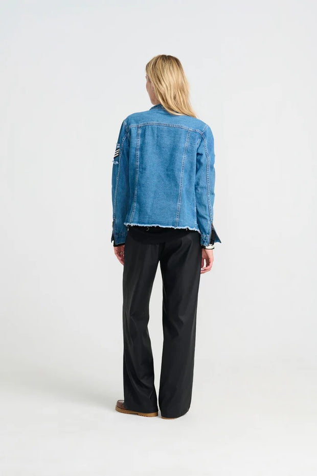 Foxy Denim Jacket - Denim Blue - Costa Mani