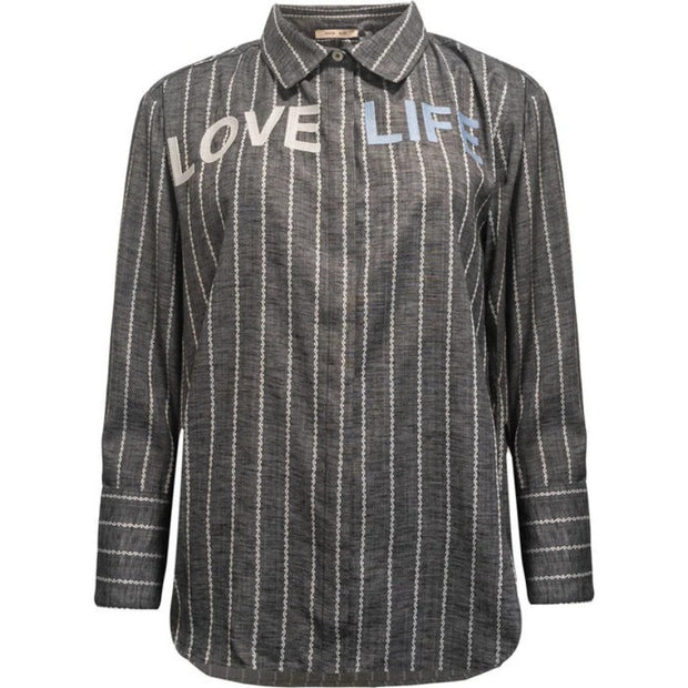 Letters Shirt - Black - Costa Mani