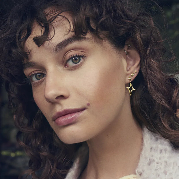 Roxy Earrings - Forgyldt - Maanesten