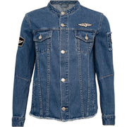 Foxy Denim Jacket - Denim Blue - Costa Mani