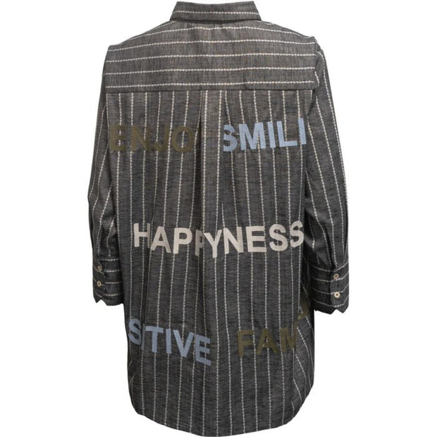 Letters Shirt - Black - Costa Mani