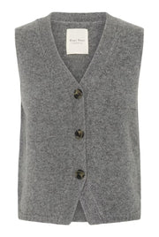 SylvaPW WA - Vest - Medium Grey Melange - Part Two