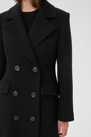 ThoraIW Lapel Coat R - Black - InWear